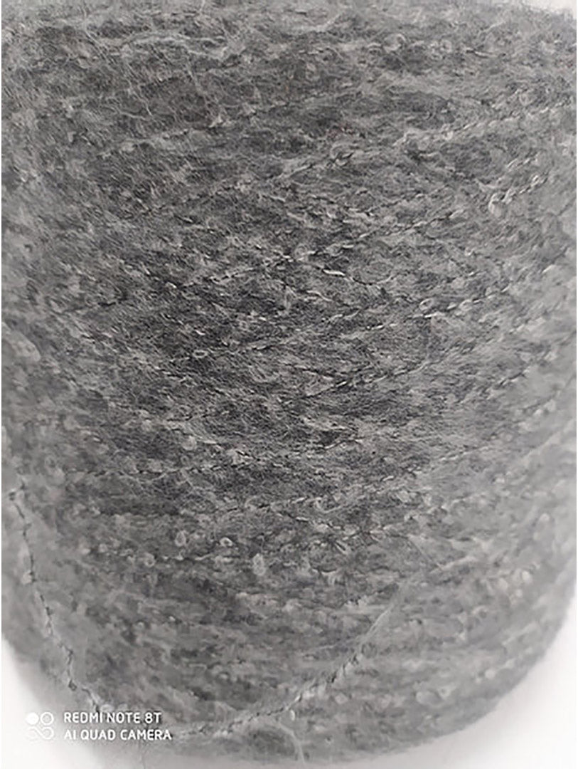 Fluffy gray thread