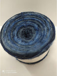 Yarn fluffy dark blue