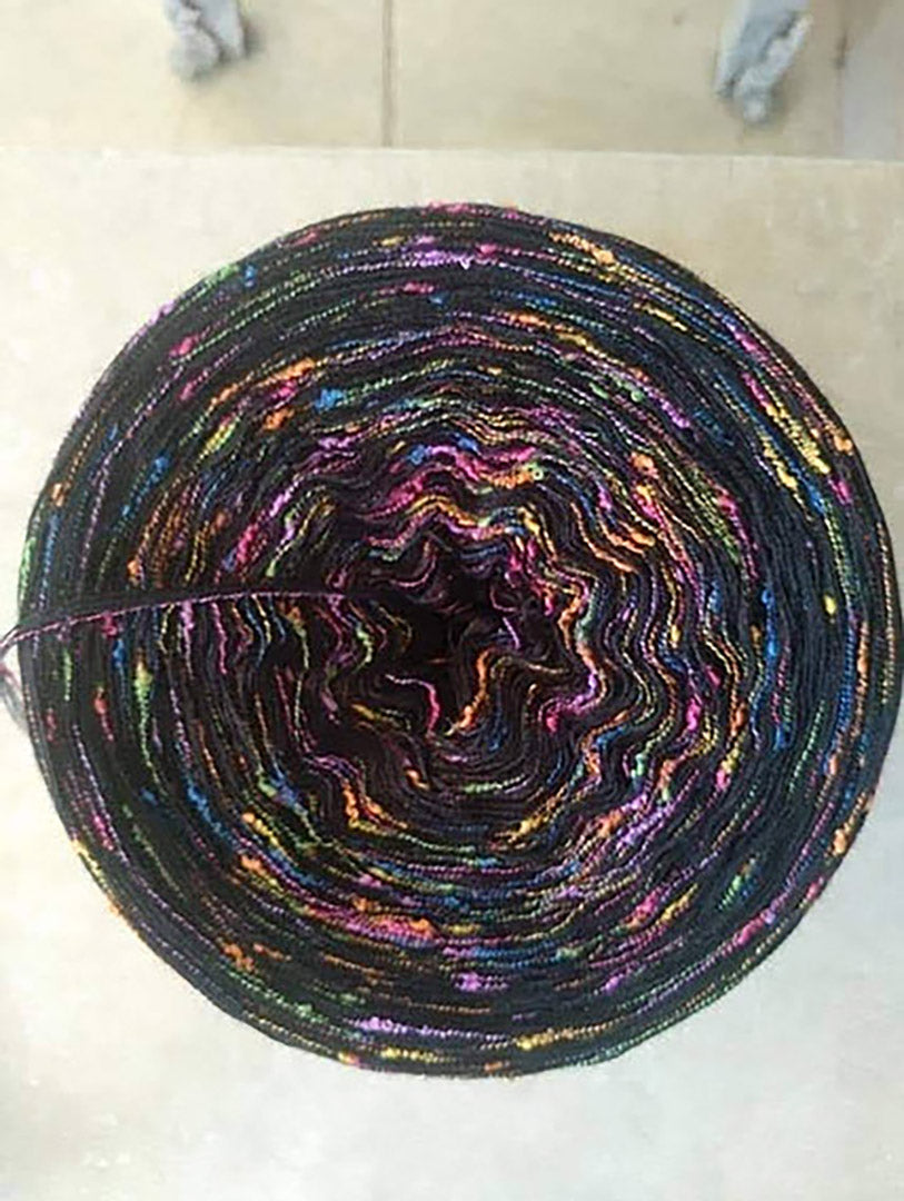Black with Knotted Thread