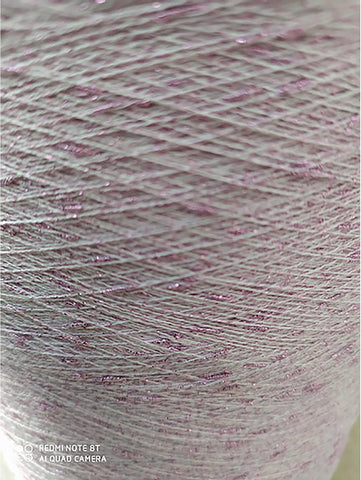 Purple Glitter thread with purple knots