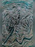 Turquoise dream with Glitter Turquoise thread