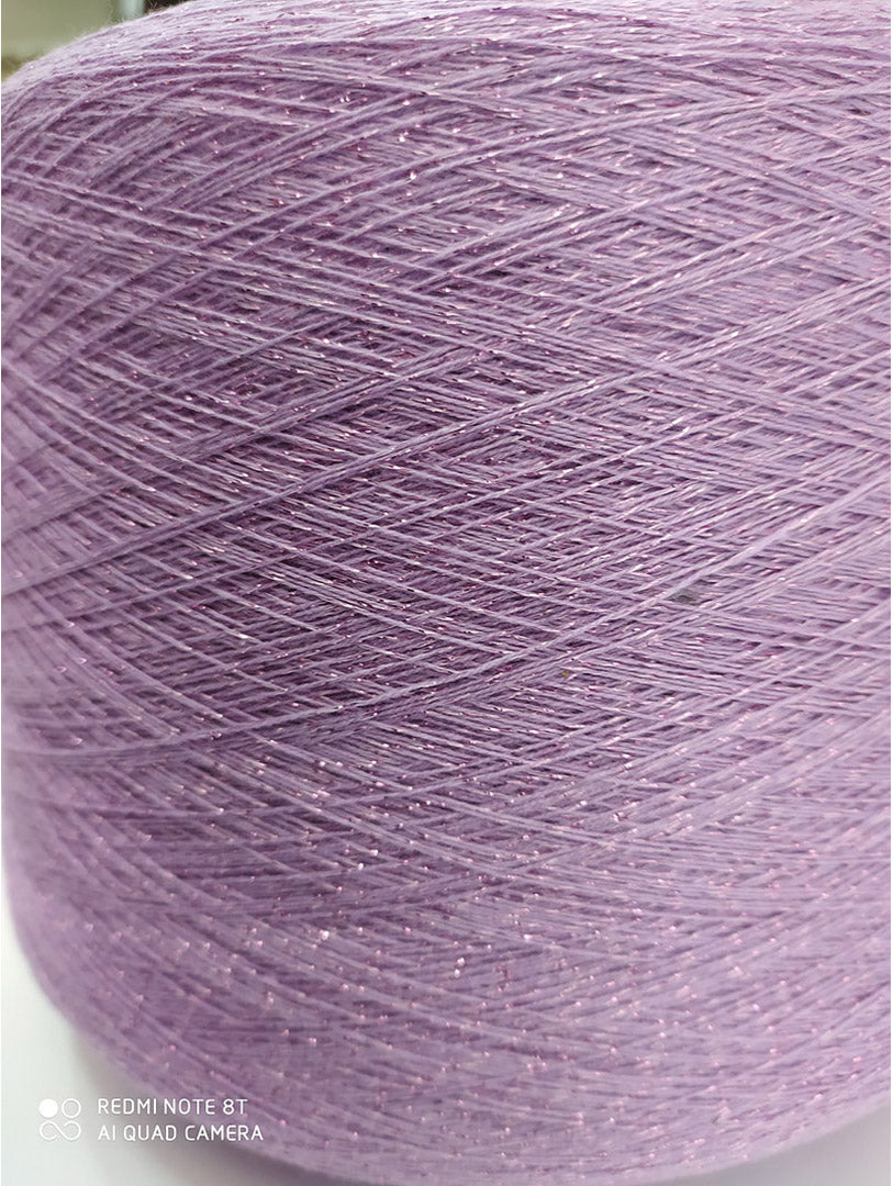 Glitter lilac thread