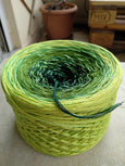 Green Apple with Shining Yarn