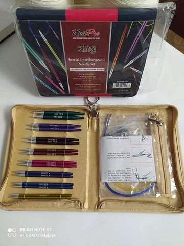 KnitPro needles with stop